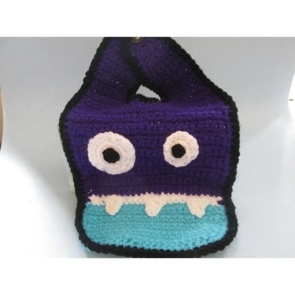 Baby Monster Bib - Crochet‎ Bib